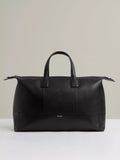 Reiss Casey leather holdall bag black - British product
