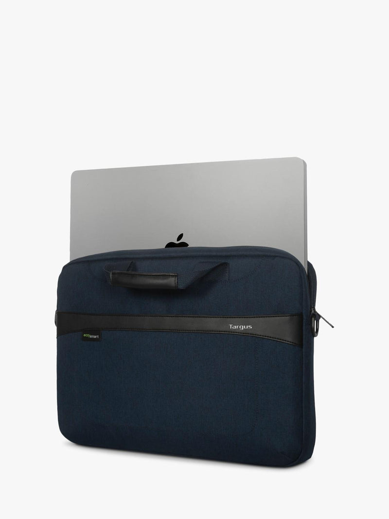 Targus GeoLite EcoSmart Slim Briefcase blue for 16-inch laptops, UK version