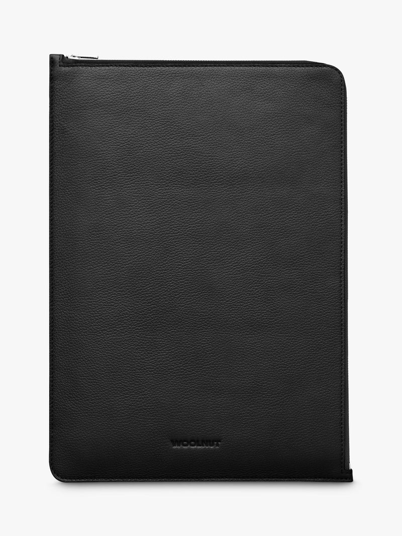 WOOLNUT leather folio for 16-inch MacBook Pro black (British brand)