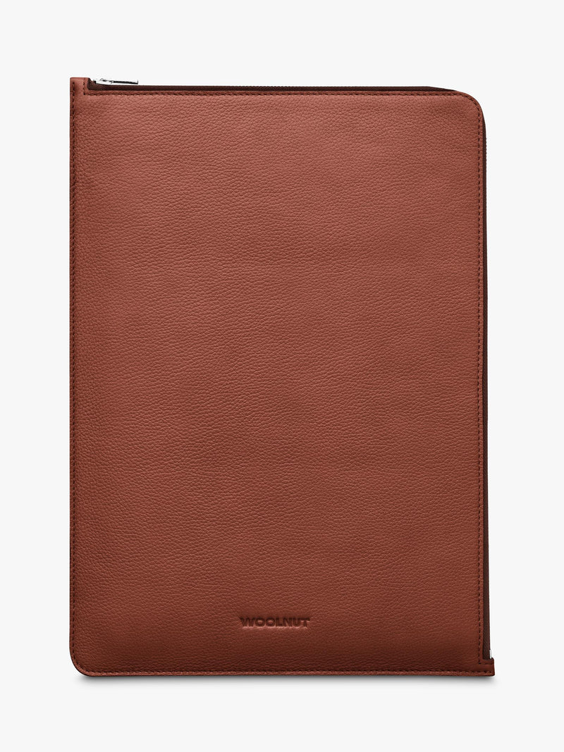 WOOLNUT Leather Folio Cognac for 16-inch MacBook Pro (British brand)
