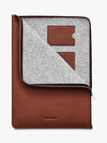 WOOLNUT Leather Folio Cognac for 16-inch MacBook Pro (British brand)