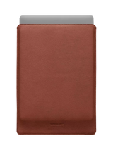 John Lewis WOOLNUT Cognac Leather Sleeve for 16-inch MacBook Pro- Buy online at McGrocer