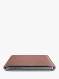 WOOLNUT leather sleeve cognac for 16-inch MacBook Pro - British product