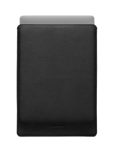 John Lewis WOOLNUT Leather Sleeve for 16-inch MacBook Pro, Black- Buy online at McGrocer