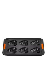 John Lewis Le Creuset Heart Carbon Steel Non-Stick Bake Tray, 6 Cup- Buy online at McGrocer