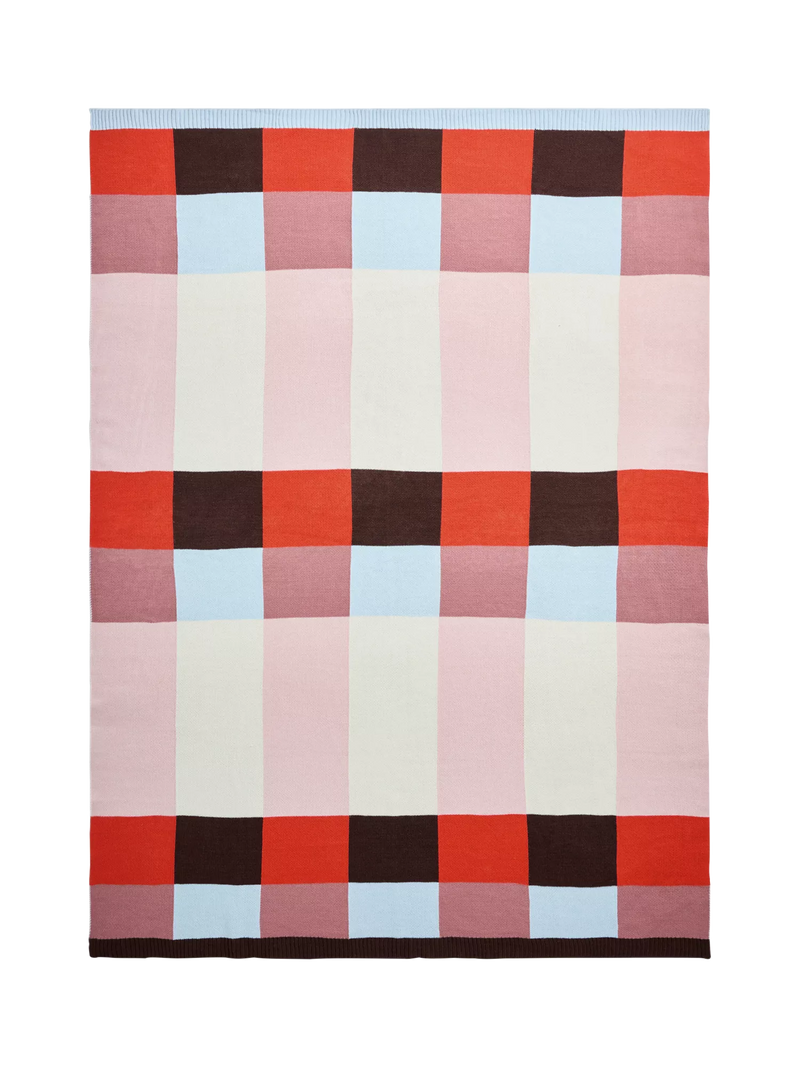 MADE woven throw multi 130x180 cm - British product