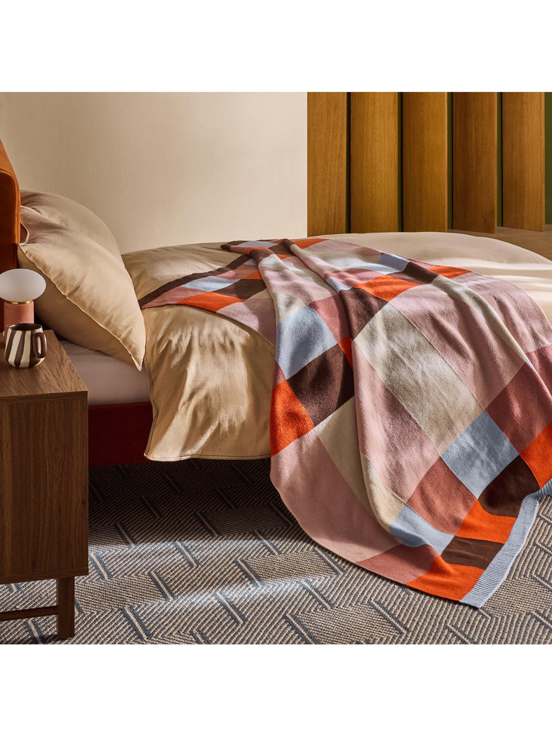 MADE woven throw multi 130x180 cm - British product