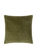 MADE green velvet cushion 50x50cm - British product