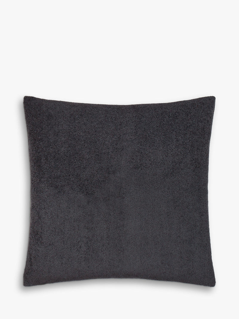 MADE checkerboard boucle cushion marine 50x50cm, imported from the UK