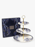 Sara Miller fine china 3-tier cake stand paradise pattern, UK version