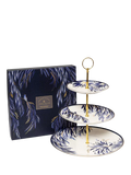 Sara Miller fine china 3-tier cake stand paradise pattern, UK version