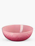 Le Creuset stoneware multi bowl 25cm floral design, imported from the UK
