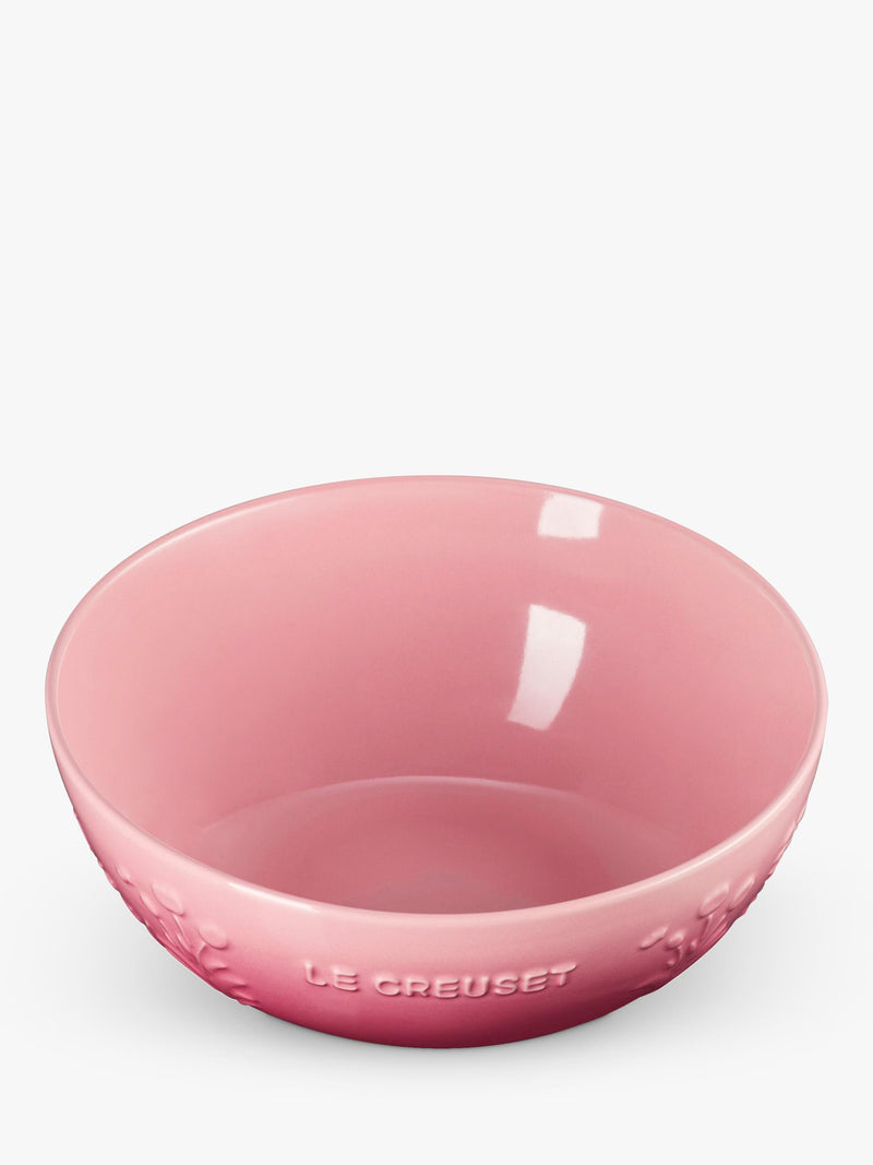 Le Creuset stoneware multi bowl 25cm floral design, imported from the UK