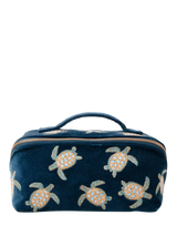 John Lewis Elizabeth Scarlett Turtle Lay Flat Makeup Bag, Navy- Buy online at McGrocer