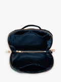 Elizabeth Scarlett navy turtle lay flat makeup bag - British product
