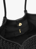 Katie Loxton Nova woven shoulder bag black, UK version