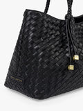 Katie Loxton Nova woven shoulder bag black, UK version