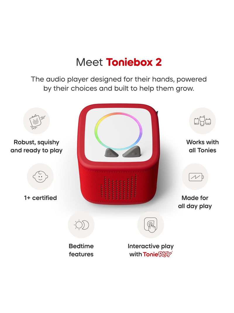 tonies Toniebox 2 with Simba Tonie and Quiz Kingdom game, imported from the UK