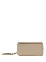 John Lewis Katie Loxton Fold Out Mirror Makeup Bag, Light Taupe- Buy online at McGrocer