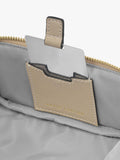 Katie Loxton fold out mirror makeup bag in Light Taupe, imported from the UK