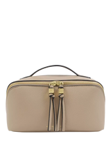 John Lewis Katie Loxton Soho Makeup Bag, Light Taupe- Buy online at McGrocer