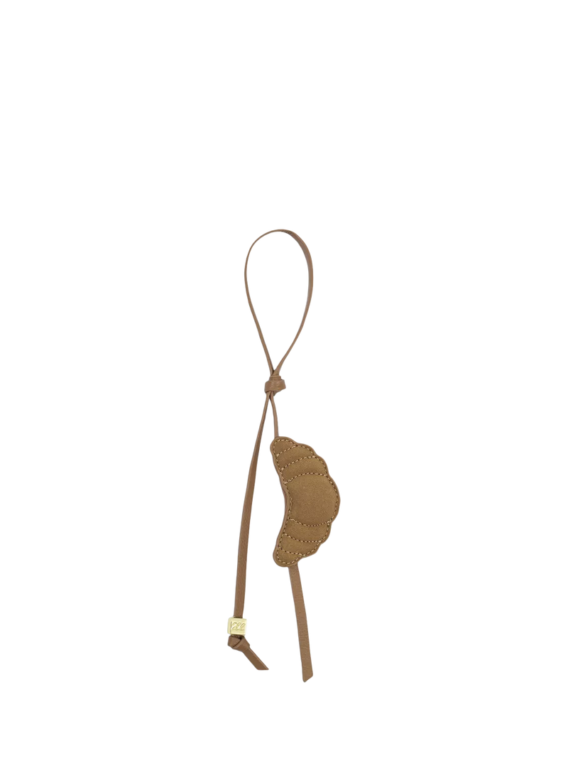 Katie Loxton Croissant bag charm Caramel (British brand)