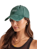 Katie Loxton embroidered weekend baseball cap green (British brand)