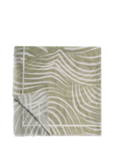 John Lewis Katie Loxton Wavy Stripe Scarf, Sage/Off White- Buy online at McGrocer