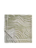 Katie Loxton wavy stripe scarf sage off white, imported from the UK