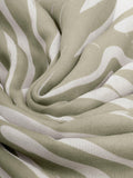 Katie Loxton wavy stripe scarf sage off white, imported from the UK