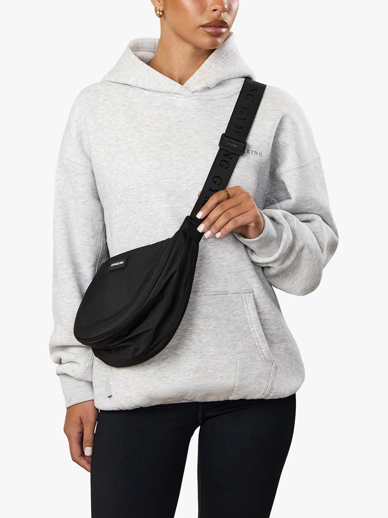 Gym King crossbody bag black adjustable strap (British brand)