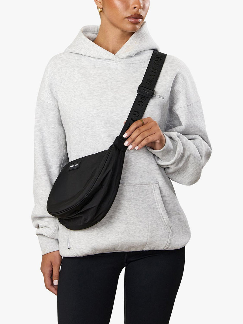 Gym King crossbody bag black adjustable strap (British brand)