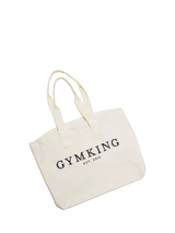 John Lewis Gym King Pure Cotton Established Tote Bag Light Beige- Buy online at McGrocer