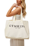 Gym King tote bag light beige - British product