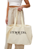Gym King tote bag light beige - British product