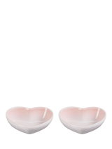 John Lewis Le Creuset Stoneware Mini Heart Dish, Set of 2- Buy online at McGrocer