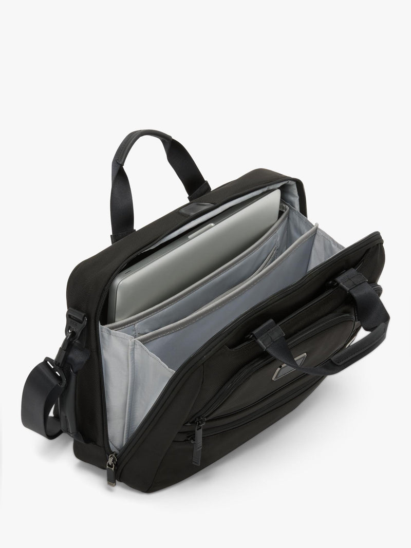 TUMI three way convertible briefcase black (British brand)