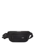 TUMI Alpha Sling black nylon bag with leather - British product