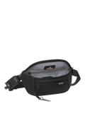 TUMI Alpha Sling black nylon bag with leather - British product