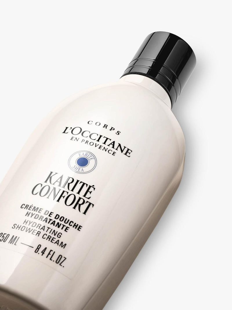 L'OCCITANE Shea Shower Cream 250ml for sensitive skin (British brand)