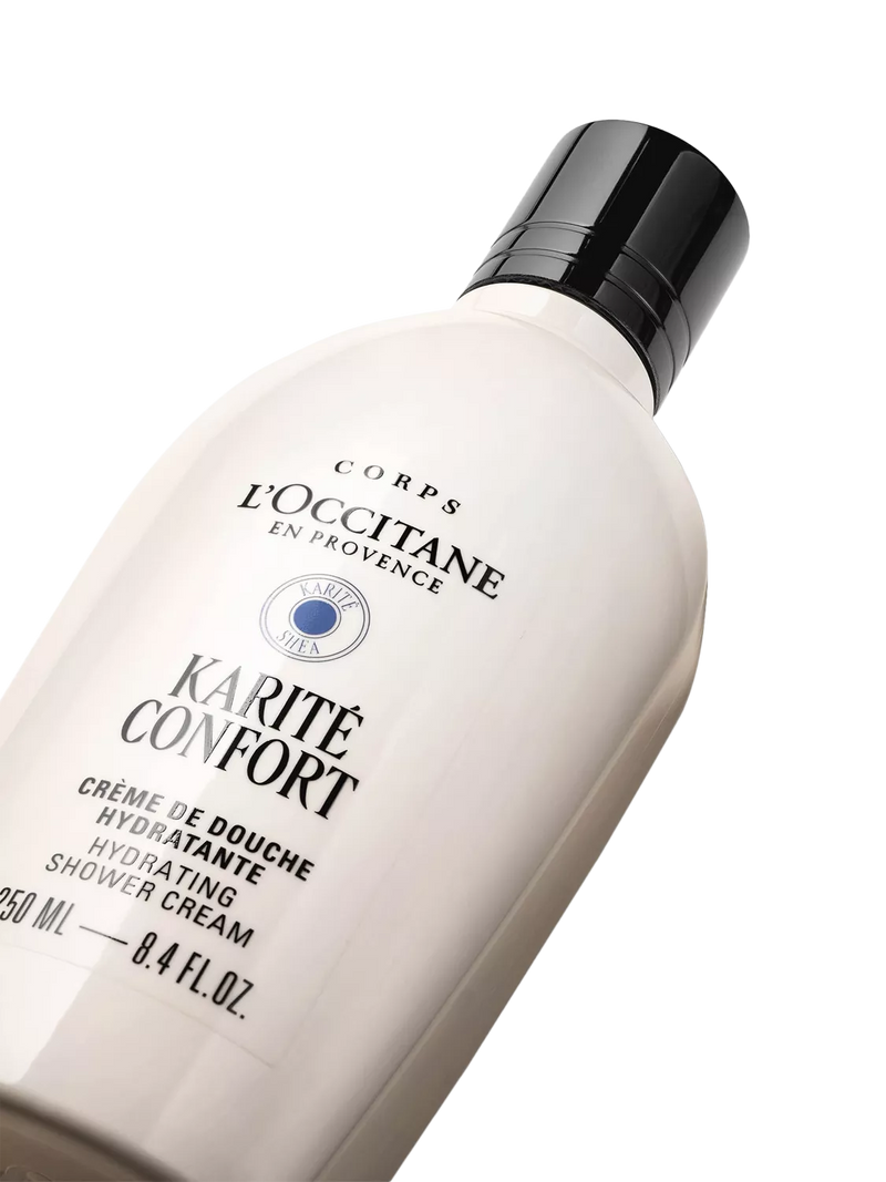L'OCCITANE Shea Shower Cream 250ml for sensitive skin (British brand)