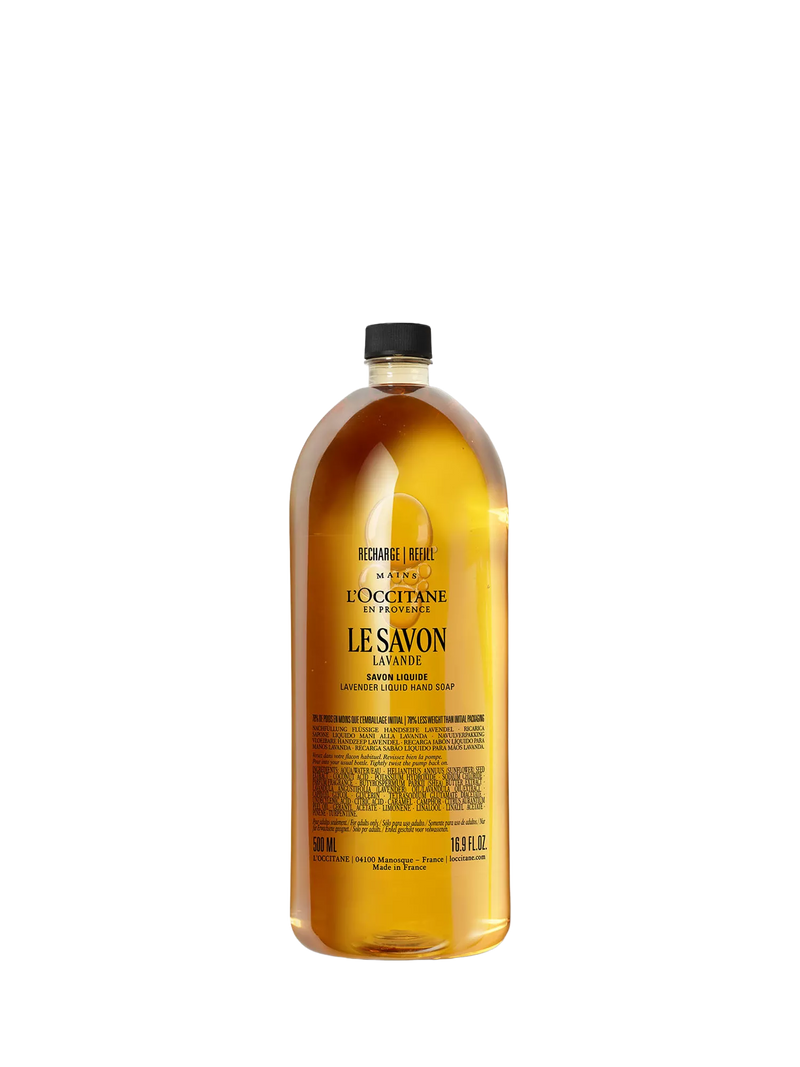 L'OCCITANE lavender hand soap refill 500ml, imported from the UK