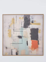 John Lewis John Lewis Irena Orlov 'Abstract Clarity' Embellished Framed Canvas Print, Multi, 80x80cm- Buy online at McGrocer