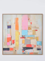 John Lewis John Lewis Irena Orlov 'Urban City Collage' Embellished Framed Canvas Print, 80x80cm, Multi- Buy online at McGrocer