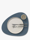 LIND DNA Nupo Curve placemat recycled leather 37x44cm - British product