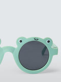 John Lewis baby frog sunglasses with round green frame (British brand)