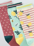 John Lewis organic cotton ankle socks pack of 3 (British brand)