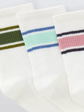 John Lewis tube socks pack of 3 multi colour block - British product