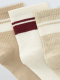 John Lewis tube socks pack of 3 neutral one size, imported from the UK