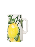 BlissHome Lemons Earthenware Jug, 1.5L, Yellow